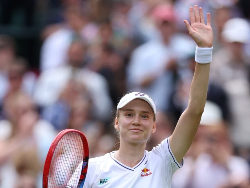 Elena Rybakina - Wimbledon 2024 (X @wimbledon)