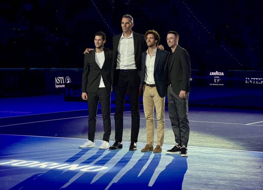 Thiem, Karlovic, Sousa, Millman (X @atptour)