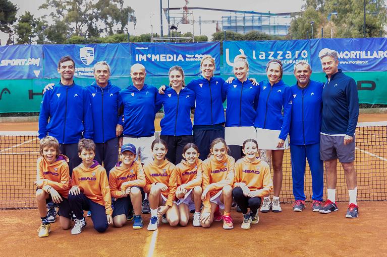 La squadra femminile di serie A1 del Ct Palermo