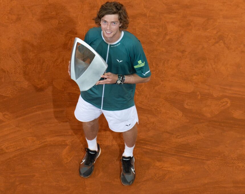 Andrey Rublev - Madrid 2024 (x @MutuaMadridOpen)