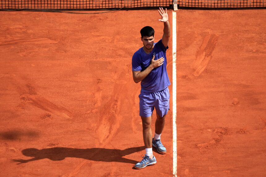 Carlos Alcaraz - Montecarlo 2025 (X @atptour)