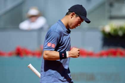 Kei Nishikori - Madrid 2025 (x @MutuaMadridOpen)