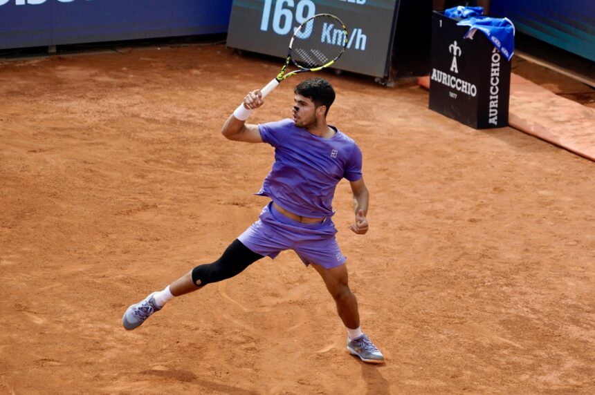 Carlos Alcaraz – ATP Roma 2025 (foto: Francesca Micheli)