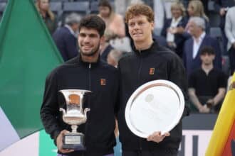 Carlos Alcaraz e Jannik Sinner – ATP Roma 2025 (foto: Francesca Micheli)
