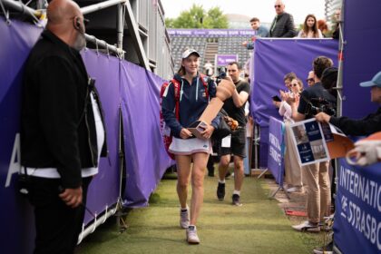 Elena Rybakina - Strasburgo 2025 (x @wta)