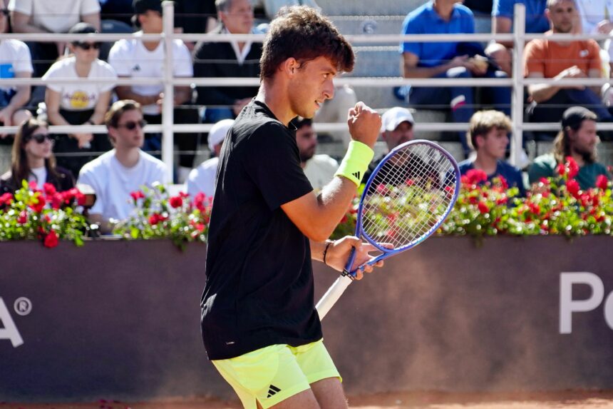 Luca Nardi - Roma 2025 (foto Francesca Micheli, Ubitennis)