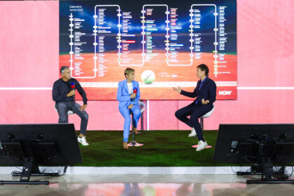 Renzo Furlan, Barbara Rossi e Stefano Meloccaro (foto Sky Sport)
