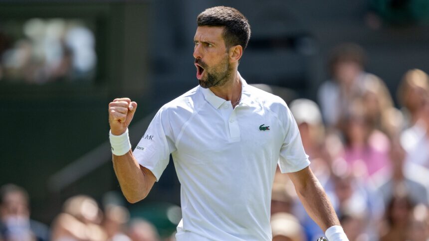 Novak Djokovic - Wimbledon 2025 (X @Wimbledon)