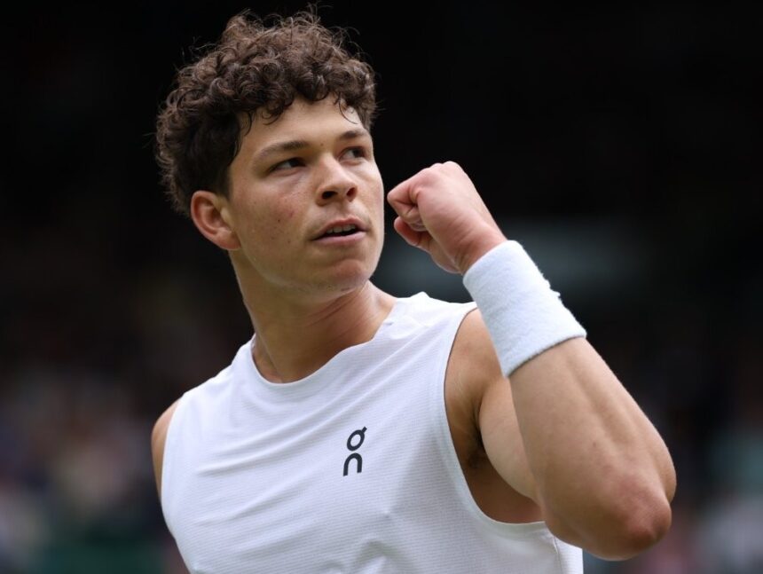 Ben Shelton - Wimbledon 2025 (X @Wimbledon)