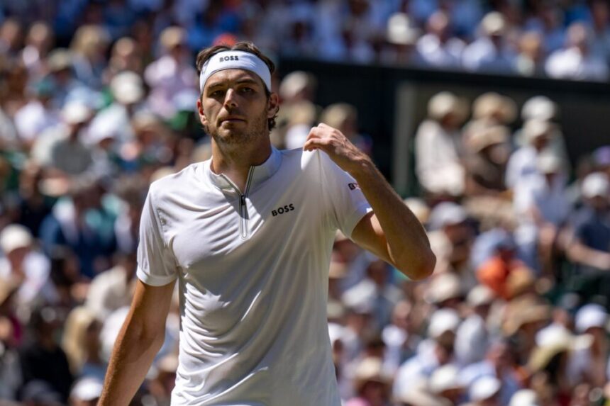 Taylor Fritz – Wimbledon 2025 (foto via Twitter @Wimbledon)
