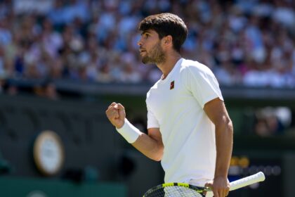 Carlos Alcaraz – Wimbledon 2025 (foto via Twitter @Wimbledon)