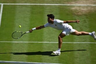 Carlos Alcaraz – Wimbledon 2025 (foto via Twitter @Wimbledon)