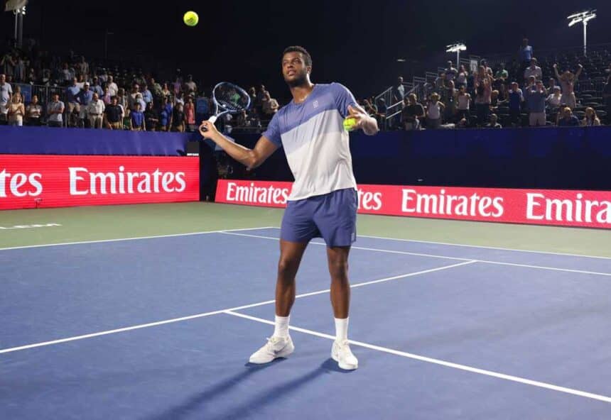 Giovanni Mpetshi Perricard - Winston Salem 2025 (x @WSOpen)