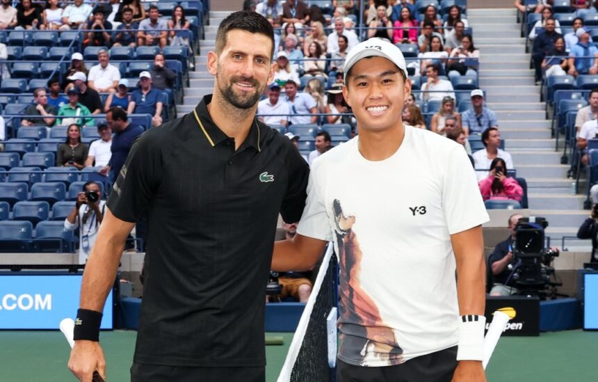 Novak Djokovic, Learner Tien - US Open 2025 (x @usopen)