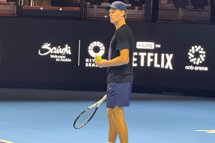 Jannik Sinner - Six Kings Slam 2025 (foto Ubitennis)