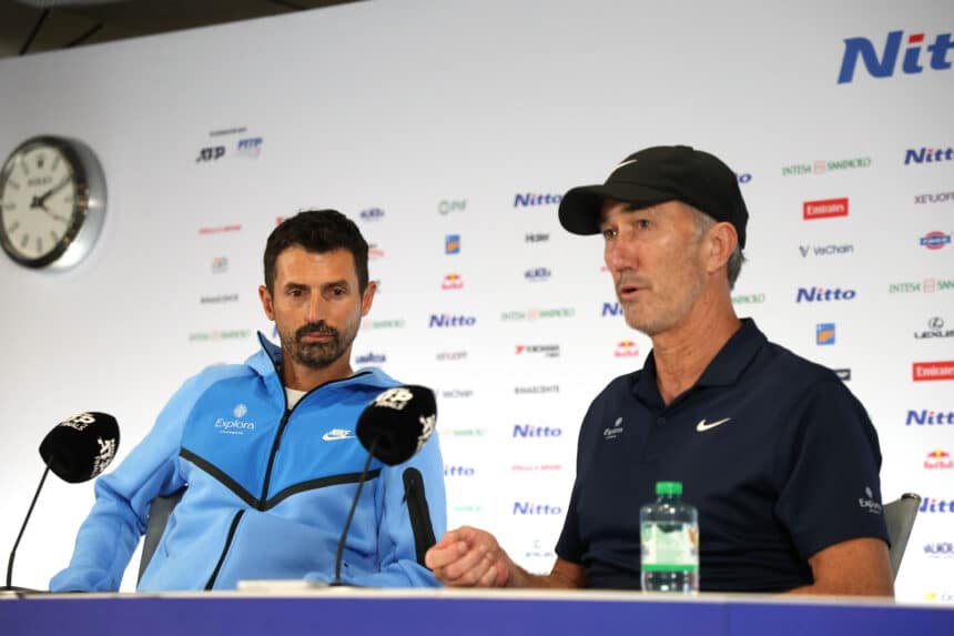 Darren Cahill e Simone Vagnozzi - ATP Finals 2025 (Foto Felice Calabrò)