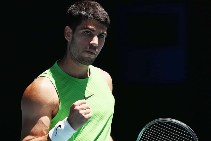 Carlos Alcaraz - Australian Open 2026 (foto X @australianopen)