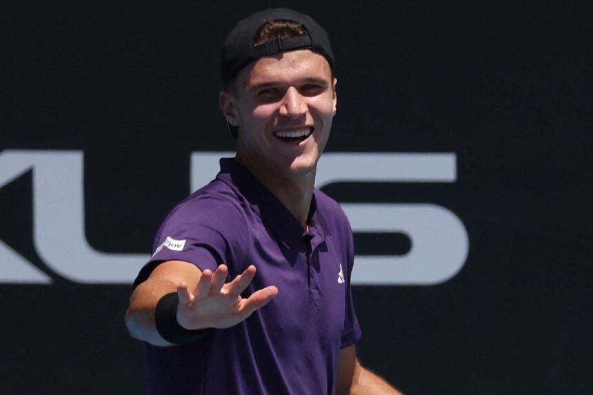 Jakub Mensik - ATP Auckland 2026 (foto Instagram @atptour)