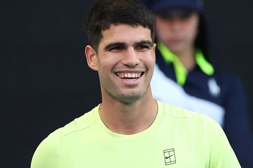 Carlos Alcaraz - Australian Open 2026 (foto Instagram @australianopen)