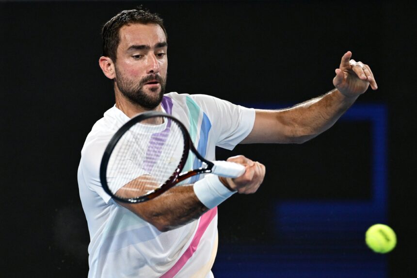 Marin Cilic – Australian Open 2026 (foto via Twitter @AustralianOpen)