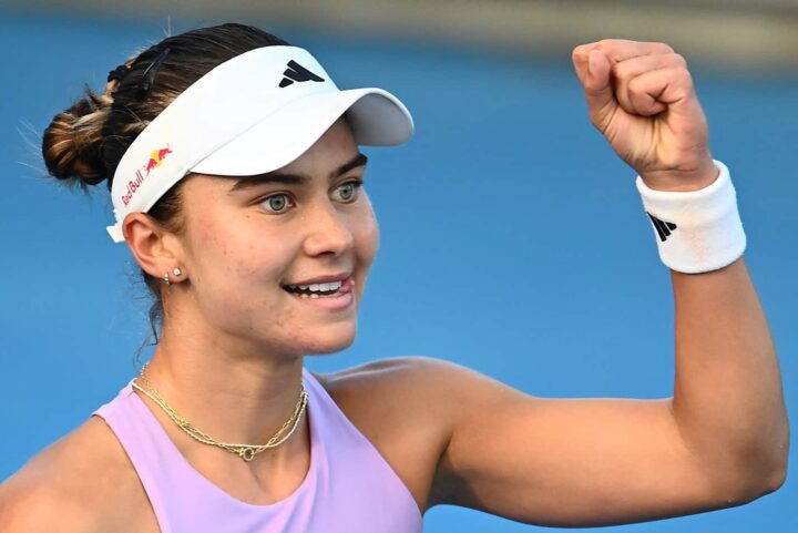Iva Jovic - WTA Hobart 2026 (foto X @WTA)