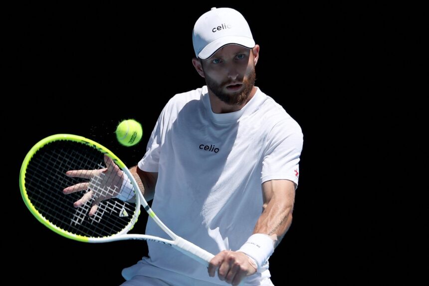 Corentin Moutet - Australian Open 2026 (foto X @australianopen)
