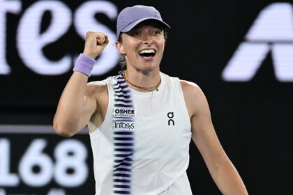 Iga Swiatek – Australian Open 2026 (foto via Twitter @AustralianOpen)