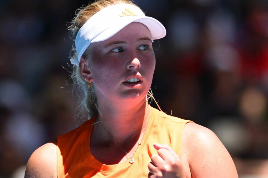 Clara Tauson - Australian Open 2026 (foto X @australianopen)