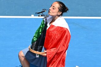 Elisabetta Coccaretto - WTA Hobart 2026 (foto Instagram @WTA)