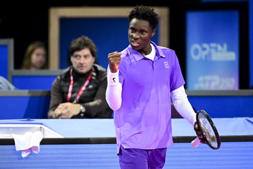 Moise Kouame - ATP Montpellier 2026 (foto X @OpenOccitanie)