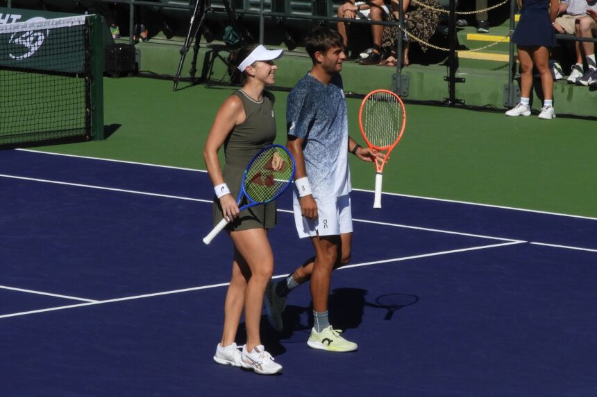 Flavio Cobolli e Belinda Bencic - Indian Wells 2026 (@ Ubitennis)