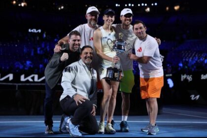 Elena Rybakina e Aldo Chiari