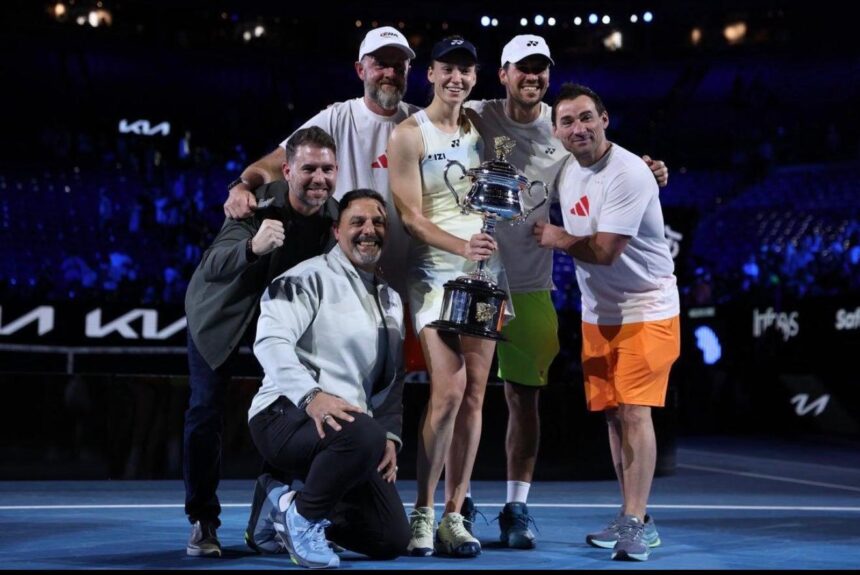 Elena Rybakina e Aldo Chiari
