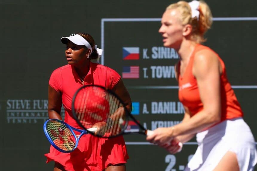 Katerina Siniakova e Taylor Townsend - WTA Indian Wells 2026 (@ X BNPParibasOpen)