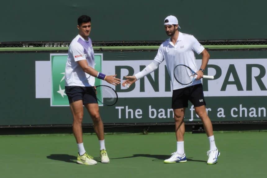 Alexander Erler e Andrea Vavassori - ATP Indian Wells (@ Ubitennis)