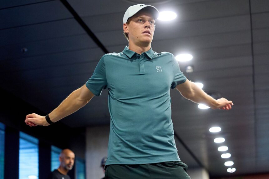 Jannik Sinner - Madrid 2026 (foto X @MutuaMadridOpen)