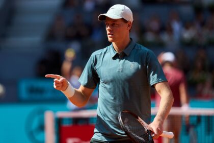 Jannik Sinner - Madrid 2026 (foto X @ATPComms)