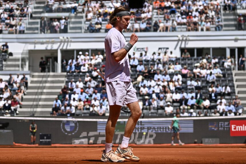 Andrey Rublev - ATP Roma 2026 (X ATPTour en Espanol)