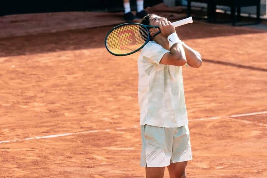 Federico Cinà - Roland Garros 2026 (foto Instagram @imgtennis)