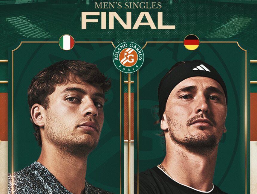Flavio Cobolli, Alexander Zverev - Roland Garros 2026 (x @rolandgarros)