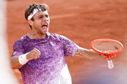 Flavio Cobolli - Roland Garros 2026 (foto X @rolandgarros)