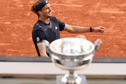Alexander Zverev - Roland Garros 2026 (foto X @rolandgarros)