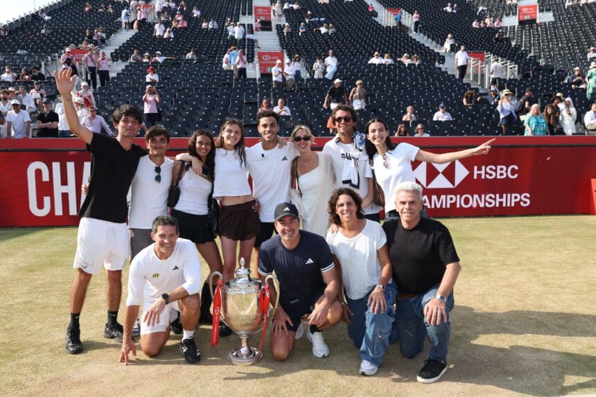 team Francisco Cerundolo - Queen's 2026 (x @Queenstennis)