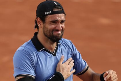 Matteo Berrettini - Roland Garros 2026 (x @federtennis)