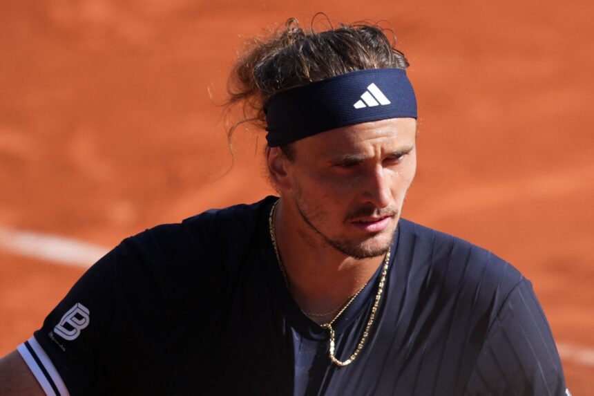 Alexander Zverev - Roland Garros 2026 (foto X @rolandgarros)