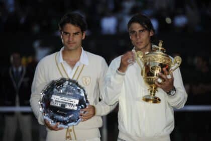 Rafael Nadal e Roger Federer - Wimbledon 2008 (Gianni Ciaccia @SportVision)