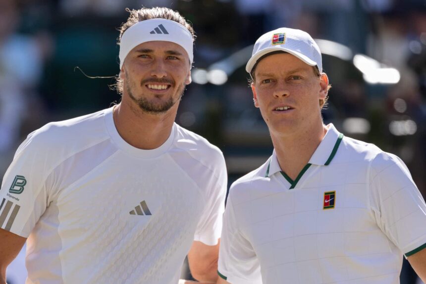 Alexander Zverev, Jannik Sinner - Wimbledon 2026 (x @Wimbledon)