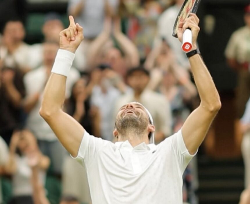 Grigor Dimitrov - Wimbledon 2026 (Instagram @wimbledon)
