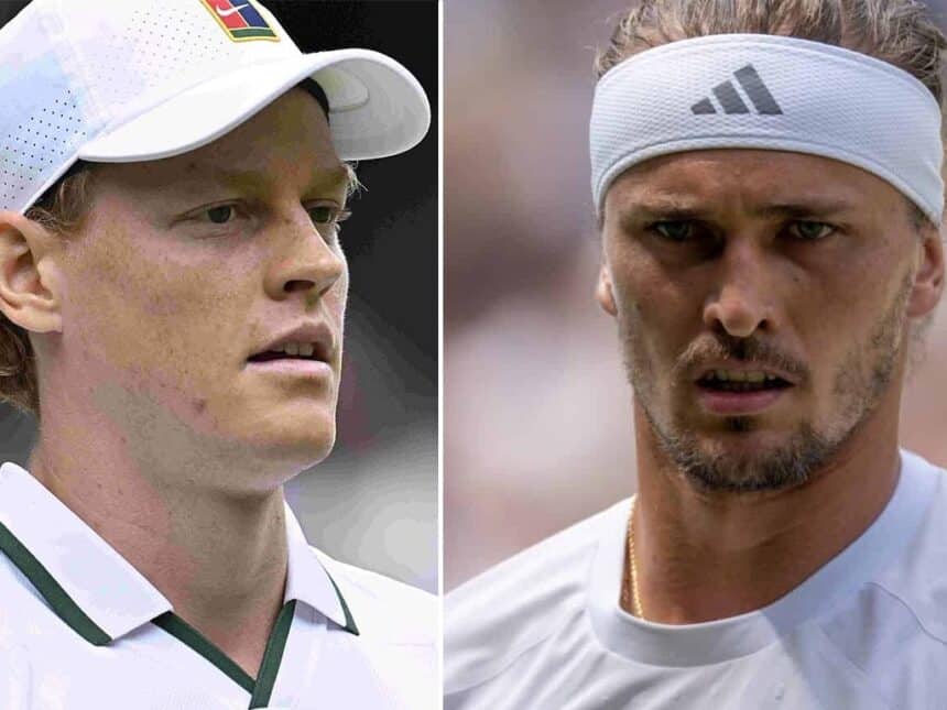 Sinner, Zverev - Wimbledon 2026 (x @Wimbledon)