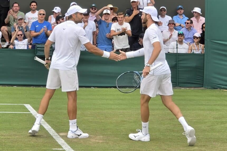 Simone Bolelli, Andrea Vavassori - Wimbledon 2026 (foto Ubitennis)